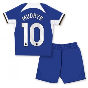 Chelsea Mykhailo Mudryk #10 Domaci Dres za Dječji 2023-24 Kratak Rukavima (+ kratke hlače)